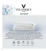 A marketing image for a pillow, featuring the product and descriptive text with icons. Produktbild-Vorschau
