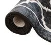 vidaXL Teppich Waschbar Schwarz und Weiß 80x150 cm Produktbild-Vorschau 5