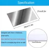 AKKEE Spiegelfliesen selbstklebend Flexibel Acryl 4er Set Produktbild-Vorschau 7