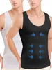 2X Männer Body Shaper Schlankheits Bauch Weste Kompression Produktbild-Vorschau 1