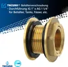 tecuro Regentonnendurchführung 1 x 1 1/4 Zoll - für Produktbild-Vorschau 2
