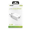 Caricabatterie Vayox VA0051 | USB 5V 2.1A | Bianco Anteprima dell’immagine prodotto 2
