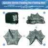 6 Löcher Automatisches Fischernetz Garnelenkäfig Nylon Produktbild-Vorschau 5