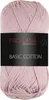 A ball of light pink yarn with a black label. Produktbild-Vorschau