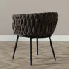 Bronx71 Esszimmerstuhl River Chenille braun Produktbild-Vorschau 8