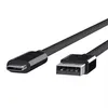A black USB-C to USB-A cable is shown against a white background. Produktbild-Vorschau