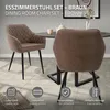 ML-Design sada 4 jedálenských stoličiek s podrúčkami a Náhľad obrázku produktu 2