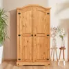 Kleiderschrank SALSA Garderobenschrank Mexiko Möbel Kiefer Produktbild-Vorschau 3
