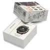 A smartwatch and its packaging are displayed. Produktbild-Vorschau