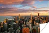 MuchoWow® Poster Skyline - Stadt - Wolken - Amerika 120x80 Produktbild-Vorschau 1