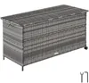 tectake® Auflagenbox Kuusamo 116 x 54 x 64 cm Produktbild-Vorschau 1