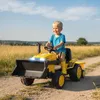 AIYAPLAY Kinder Elektro Bagger 12V mit Anhänger Schaufel Produktbild-Vorschau 2