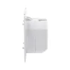A side view of a white wall switch. Produktbild-Vorschau