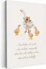 MuchoWow® - Leinwandbilder - Kinder - Gänse - Beige - Zitat Produktbild-Vorschau 1