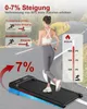 Walking Pad mit 7% Neigung, Laufband für Zuhause Büro Produktbild-Vorschau 2
