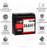 Langzeit Gel Akku 12V 26Ah Blei Akku Produktbild-Vorschau 1