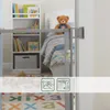 Relaxdays Türschutzgitter, ausziehbares Türschutzrollo bis Produktbild-Vorschau 8