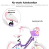 HILAND 18 Zoll Mädchen Kinderfahrrad mit Korb & Bändern, Produktbild-Vorschau 5