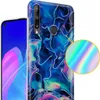 Cadorabo Schutzhülle für Huawei P40 LITE E Hülle in Blau Produktbild-Vorschau 3