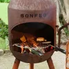 BonFeu BonSolo Rost - Terrassenofen - Feuerstelle mit Produktbild-Vorschau 3