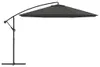 vidaXL Ampelschirm mit Aluminium-Mast 350 cm Anthrazit Produktbild-Vorschau 3