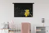 MuchoWow® Wandteppich Wandbehang Eine orangefarbene Produktbild-Vorschau 2