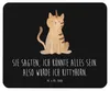 Mr. & Mrs. Panda Mauspad Einhorn Katze - Schwarz - Produktbild-Vorschau 1