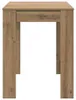 vidaXL Tavolo da pranzo Artisan oak 120x60x76 cm materiale Anteprima dell’immagine prodotto 6