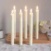 6 candele a LED a forma di bastoncino, luce bianco caldo, Anteprima dell’immagine prodotto 1
