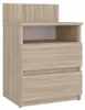 Topeshop M1 SONOMA MAT, Nachtständer, Eiche, 2 Produktbild-Vorschau 6
