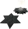 Oblique Unique 4 Filz Untersetzer Sterne Glasuntersetzer Produktbild-Vorschau 4