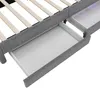 Nowoczesne łóżko dzienne z oświetleniem LED, 2 szufladami i Podgląd zdjęcia produktu 8