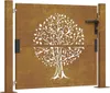 Vidaxl Gate 105x105 cm Baumdesign Acier corten Voir les images du produit 1