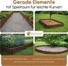 Bordure de bordure en saule - Hauteur : 20 cm - Longueur : Voir les images du produit 2