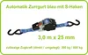 Kerbl Zurrgurt Automatik 25mm / 3,0 mtr. Zurrkraft Anteprima dell’immagine prodotto 4