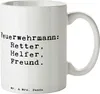 Mr. & Mrs. Panda Tasse Spruch Feuerwehrmann Rettungsheld - Produktbild-Vorschau 1
