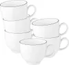 Seltmann Weiden Lido Black Line Kaffeetasse 220 ml 6er Set Produktbild-Vorschau 2