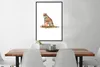 MuchoWow® MuchoWow® Gerahmtes Poster Tiger - Weiß - Gras Produktbild-Vorschau 3