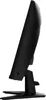 Side view of a black computer monitor on a stand. Podgląd zdjęcia produktu