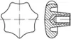 Reyher  Sterngriffe DIN 6336 Kunstst. sw K 80 M 12 (10 Produktbild-Vorschau 2