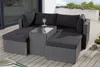 An outdoor lounge set on a wooden deck. Produktbild-Vorschau
