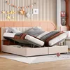 Polsterbett(180x200cm,Beige)hydraulisches Stauraumbett, Produktbild-Vorschau 9