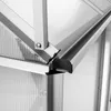 Skleník se základem 7,7 m³ 185 x 250 x 195 cm Náhled obrázku produktu 15