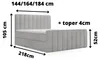 MYSEN Boxspringbett 160x200 Magic Plus mit Bettkästen mit Produktbild-Vorschau 7