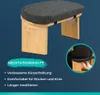 BUDDLEY Meditationsbank klappbar, Yogahocker mit Kissen, Produktbild-Vorschau 4