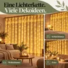 LED Lichtervorhang USB mit Fernbedienung – Lichterkette Produktbild-Vorschau 5