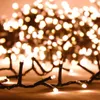 vidaXL Luci LED da fata con 400 LED bianco caldo 13 m PVC Anteprima dell’immagine prodotto 4