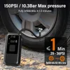 Elektrische Luftpumpe 6000mAh 150 PSI Tragbar Kompressor Produktbild-Vorschau 2