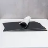 4er Set Platzset Tischsets 45x30cm Schwarz Creme Lederoptik Produktbild-Vorschau 2