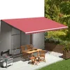 vidaXL Toile de store rouge bourgogne 6x3 m Voir les images du produit 2